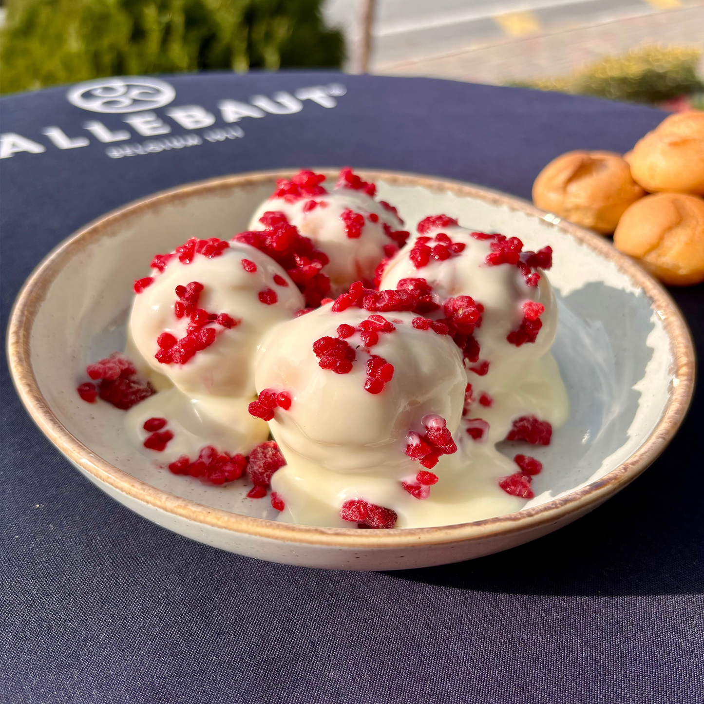 WEISSE SCHOKOLADE HIMBEERE